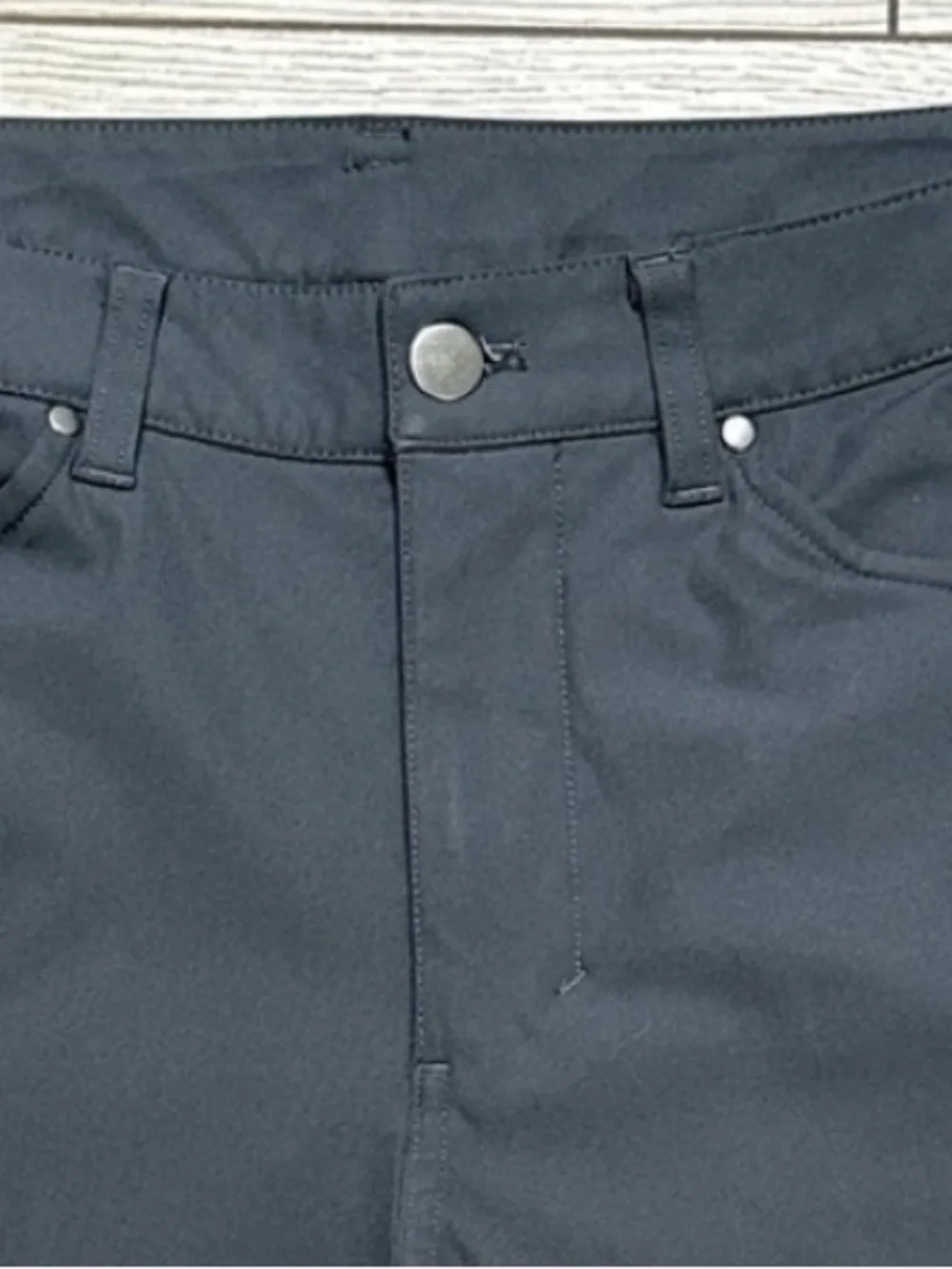 Lululemon ABC Relaxed 32” Warpstreme Chino Pants Travel Casual Gray Size 30